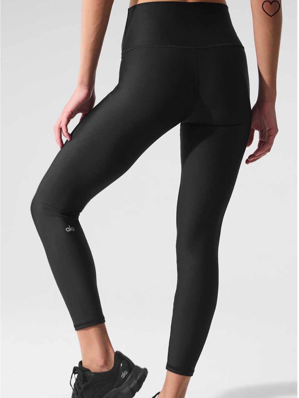 ALO Yoga Black airlift 7/8 leggings size small